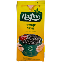 Seminte negre de floarea soarelui prajite, fara sare 