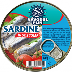 Conserva de Sardine in sos de rosii